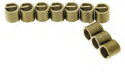 SECTION 8 - NUTS, WASHERS, SCREWS & STUDS 417 Wire Thread Insert 204 Stainless Steel PLEASE NOTE: M14 x 1.