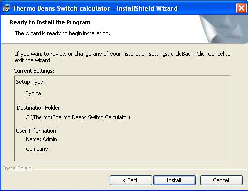 To install the program in a different folder click Change and specify the desired folder.
