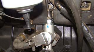 Remove the mechanical lift pump by removing the two bolts on each side of the pump. Remove the plunger. Be very careful, DO NOT drop the plunger into the oil pan.