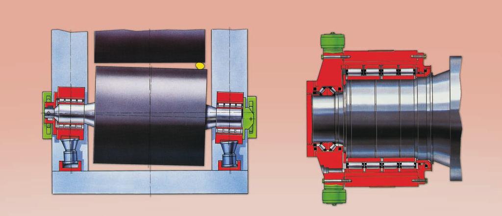 Oil lubrication diagramm A question of the right bearings. Roller Presses: roller support Roller Press rolls and bearings.