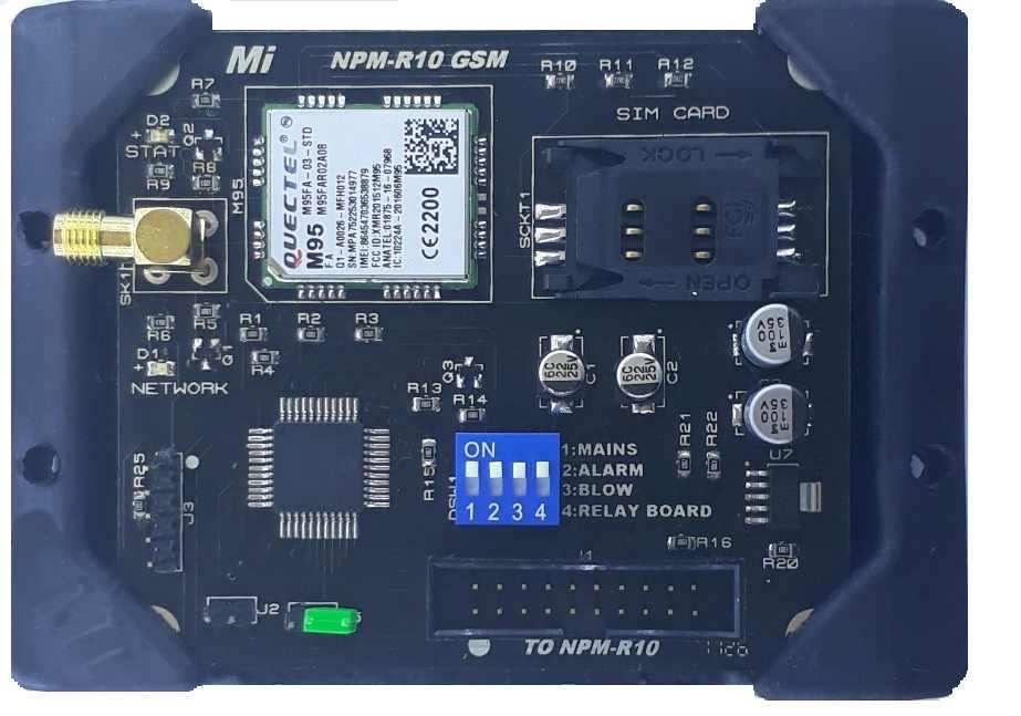 4 and 5 can be switched on or off via web pages and will keep its position OPTIONAL GSM INTERFACE GSM interface comes with magnet base antenna FREE