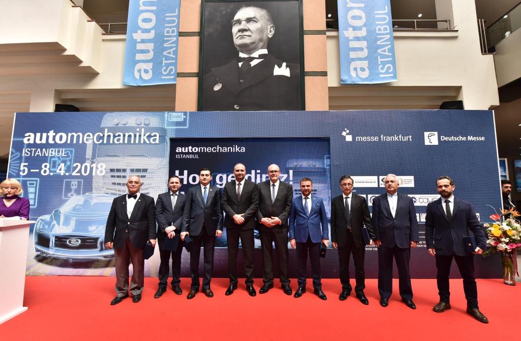 Opening Ceremony / Press Conference «Once again, Automechanika Istanbul proved to be the meeting point of the region for national and international professionals of the sector hosting 45,979 visitors