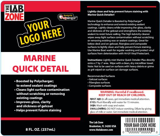 Marine Quick Detail Lightly clean and help prevent future staining with Marine Quick Detailer!