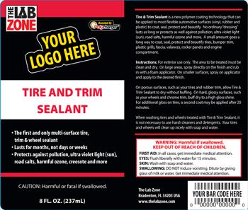 Tire and Trim Sealant Ordinary dressings can't match the long lasting performance and beautiful, glossy finish of Tire & Trim Sealant! Tire & Trim Sealant is not watered down.