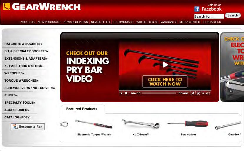 Please note that not all products shown on the www.gearwrench.