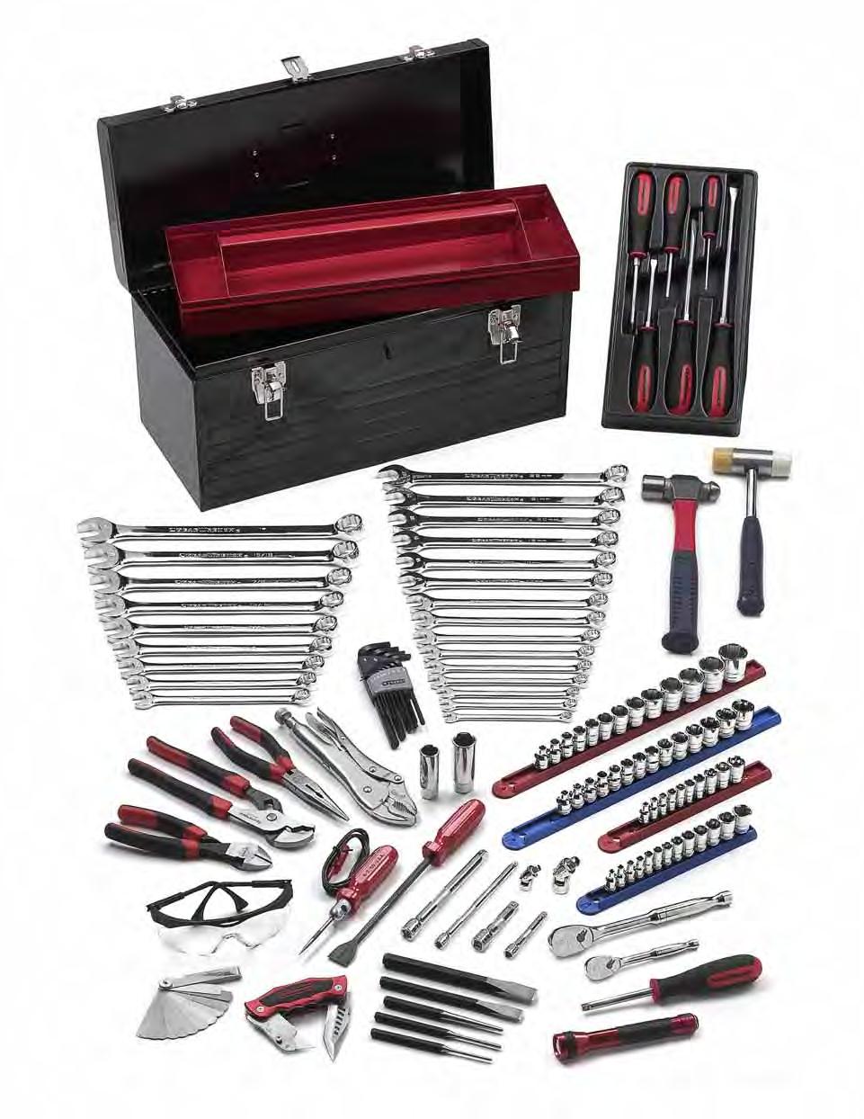 TOOL SETS SETS 83090 - Auto Introductory Set SAE/METRIC 81658 5/8" 81670 13mm 81659 11/16" 81671 14mm 81660 3/4" 81672 15mm 81661 13/16" 81673 16mm 81662 7/8" 81674 17mm 81663 15/16" 81675 18mm 81664