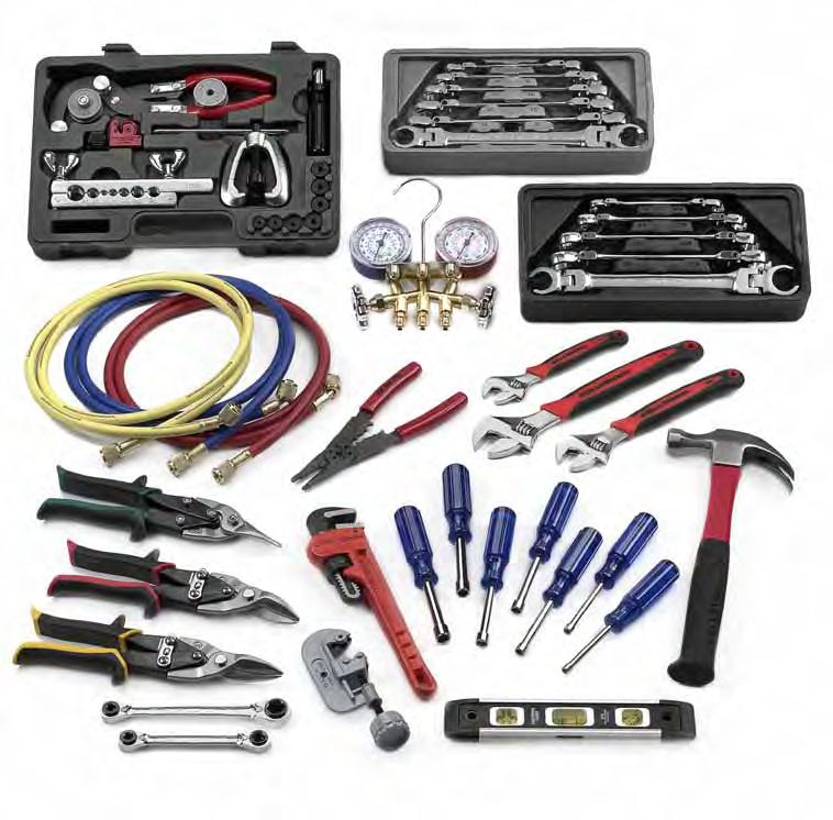 TOOL SETS SETS 83094 - Career Builder HVAC Add-on Tool Set Wrenches 81910 5 Pc.