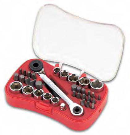 RATCHETS, SOCKETS & DRIVE TOOLS 85035-35 Pc. Microdriver Set GEARWRENCH Material No. Description 1/4 x 5/16 Double Box MicroDriver 1/4 Drive Socket Adapter 5/16 S.A.E. Sockets (6pt) 3/8 S.A.E. Sockets (6pt) 7/16 S.