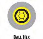 Ball Hex Bit Socket 3/8 Drive 80436 3/16" Long Ball Hex Bit Socket 3/8 Drive 80437 7/32" Long Ball Hex Bit