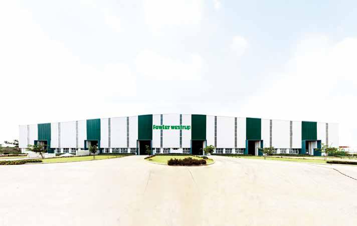 World-class manufacturing unit at Malur A Legacy of Excellence Fowler Westrup (India) Pvt. Ltd.