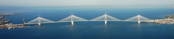Rion-Andirrio most (Korintski zaliv, Grčka) BÖHLER Fox EV 65 i NiMo 1-IG Dužina 2252 m 4 pilona raspona 286 m, 3 x 560 m i 286 m Visina mosta na najvišoj tački 52 mnv Visina
