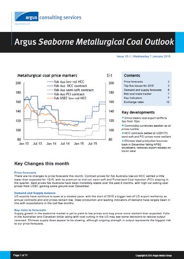 Argus seaborne thermal & seaborne met coal outlooks Two