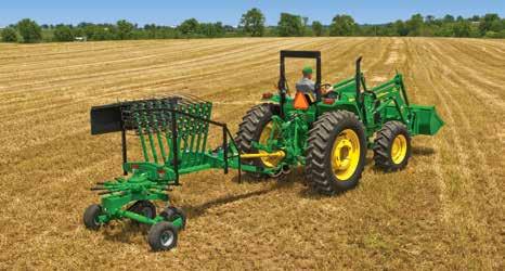 Frontier Rotary Rakes are equipped with a fully enclosed gearbox to keep