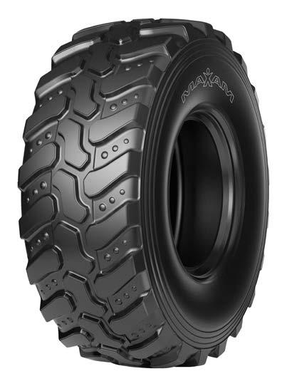 MS910R Multipurpose radial Versatile non-directional off-the-road tread pattern Excellent on-road suitability All steel radial construction for maximum durability, stability, traction and comfort