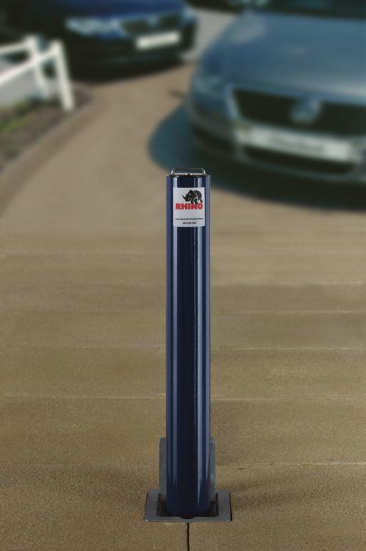 Telescopic Bollards: Commercial Applications Rhino commercial telescopic bollards are supplied with our heavy duty specification as standard, making them ideal for anti ram raid applications.