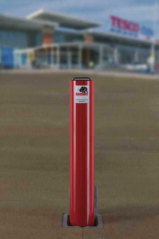 n The RT 114/670 HD is reinforced with a 101mm x 4mm steel inner for enhanced performance on impact, making the bollard ideal for high risk anti ram applications.