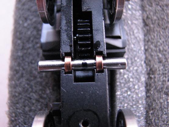 The black dot marks the spot! 14. Place the axle on a cutting mat or similar.