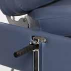 Positioning and removing the arm rests Removing the arm rests The