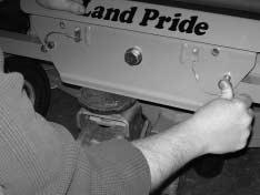 Land Pride SECTION 6: 6: WHEELS FRONT CASTER WHEEL REMOVAL 1.