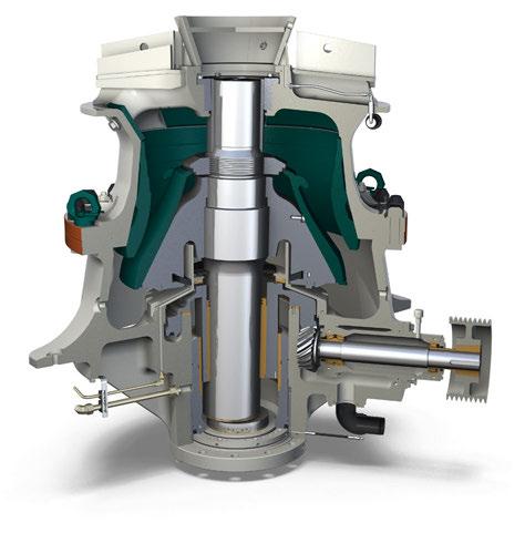 Nordberg GP and HP Series cone crushers feature a unique combination of crusher speed, throw and cavity design.