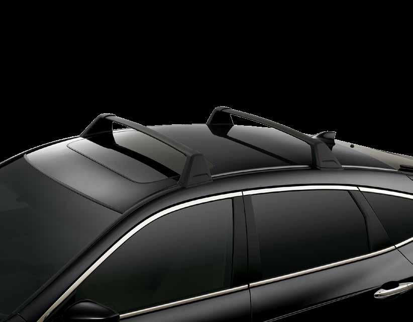 ROOF RACK Mounts directly to the roof of the vehicle for added versatility when used with
