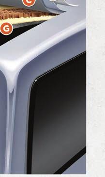 style edge Seal from fiberglass wrap to truck bed Acts as an interior