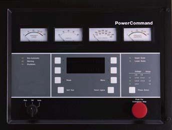 PowerCommand Digital Generator Set Control Description The PowerCommand Control (3100) is a microprocessor-based generator set monitoring, metering, and control system.