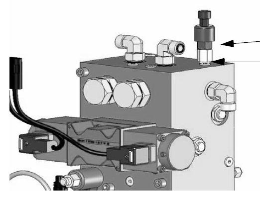 Install the Pressure Transducer Install the Pressure Transducer 1.