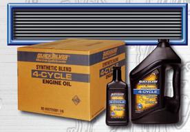 Quicksilver quality oils: so that your engine stays smooth, clean and free from problems.