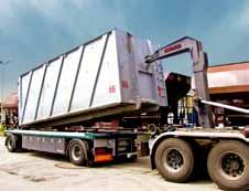 Heavy loads move easily from one place to another and bodies can be switched to trailer smoothly and easily. Tipping of goods happens fast and body change with fast speed saves time.