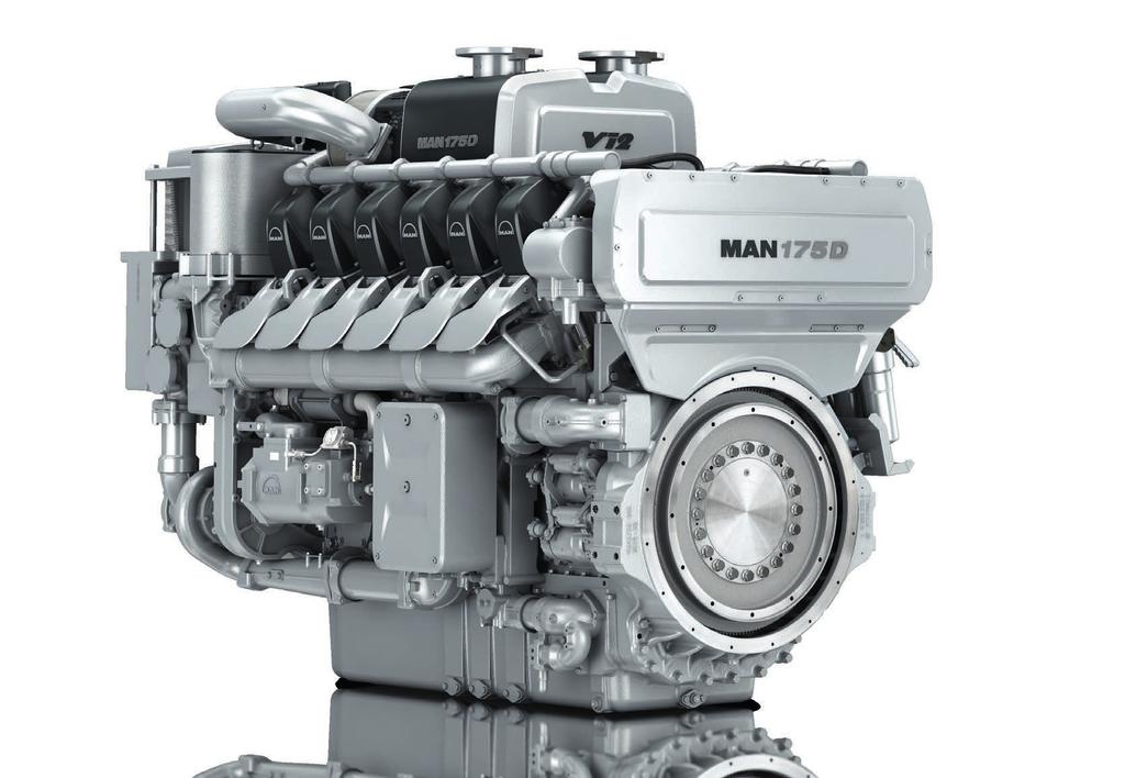 OSV + Workboat Page 14 15 PSV MAN 175D: Robust, dynamic and economical Designed for extreme robustness, first-rate reliability and maximum efficiency, the MAN 175D offers not only high speed but also