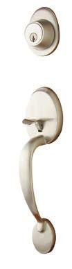 CONTEMPORARY SERIES Alta Handleset 3 Polished Brass 15A Antique Nickel