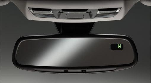 Compass Mirror - Anti glare Mirror with Compass (kit) Anti-glare rear view mirror automatically cuts off disturbing light from the cars behind.