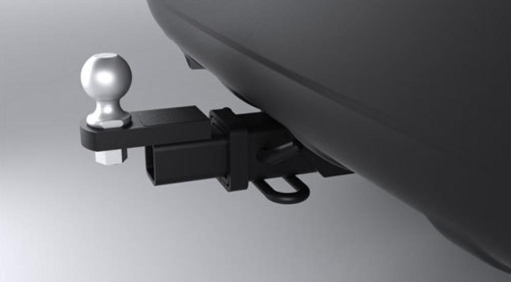 Trailer hitch A trailer hitch designed for the 's. The ball section is easy to maneuver.
