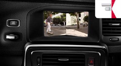 Front Blind View Camera Parking assistance camera, wide angle front increases the field of view and allows the driver to see "around corners".