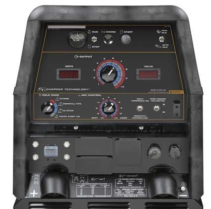 FEATURES Simple Controls Keep training time to a minimum with the straightforward control panel of the Lincoln Electric Ranger 305 G.