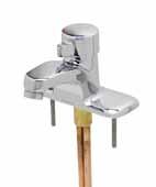 Lavatory, Single Lever and Metering Faucets B-2710 Series Single Lever Faucets 4 centerset deck-mount faucet Ceramic cartridge with adjustable temperature limit stop 3½ long single lever handle with