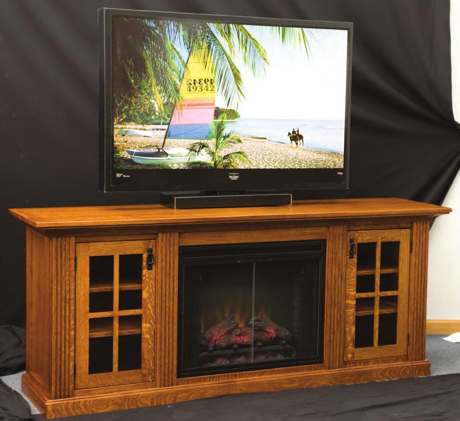 WESTON HOME THEATER WESTON 28 Insert: Wall Unit WESTHE28 78 W x 20 D x 32 H Shown In: Quarter Sawn White Oak with Michaels
