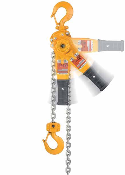 Kito Lever Hoists CHAINS Manual Hoisting L5 Series Lever Hoists The L5 series lever hoist offers one of the largest range of capacities on the market.