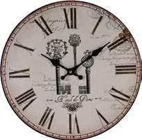 Metal table clock 8010402818396 x 1/24WHI 5082391 h 26 x 21 cm Orologio da tavolo
