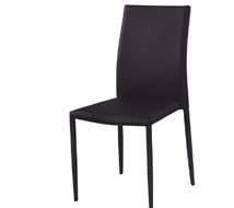 PU 5077027 53x44x90 cm Sedia KRISTIN Nero PU PENELOPE Chair Light Grey color + black
