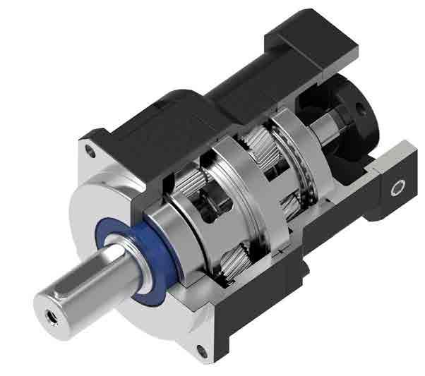 PS Series Planetary Gearbox PS High Precision Series The PS Series Planetary Gearbox features many advantages such as low noise, high output torque and low backlash.