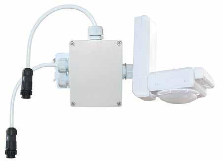 (PIR) Occupancy Sensors provide control of individual High Bay LED in indoor high and low bay spaces. Includes preconnected junction box.