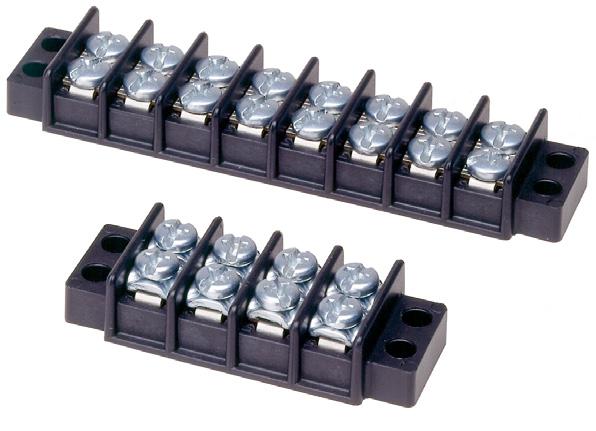 10 Connector products T100 double row terminal blocks Dimensions in Ratings* A 300 V 30 A reakdown voltage: 3600 V T100-08 0.14 (3.5) 0.31 (7.9) 0.14 (3.5) 0.88 (22.