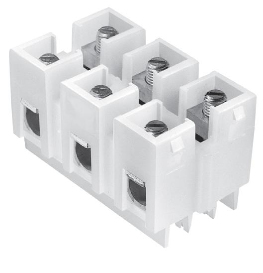 Connector products 10 3-pole Connector products NC3 NSE3 NSS3 175A 115A 30A Center spacing in (mm) 1.06 / 26.92 Center spacing in (mm) 1.06 / 26.92 Center spacing in (mm) 0.