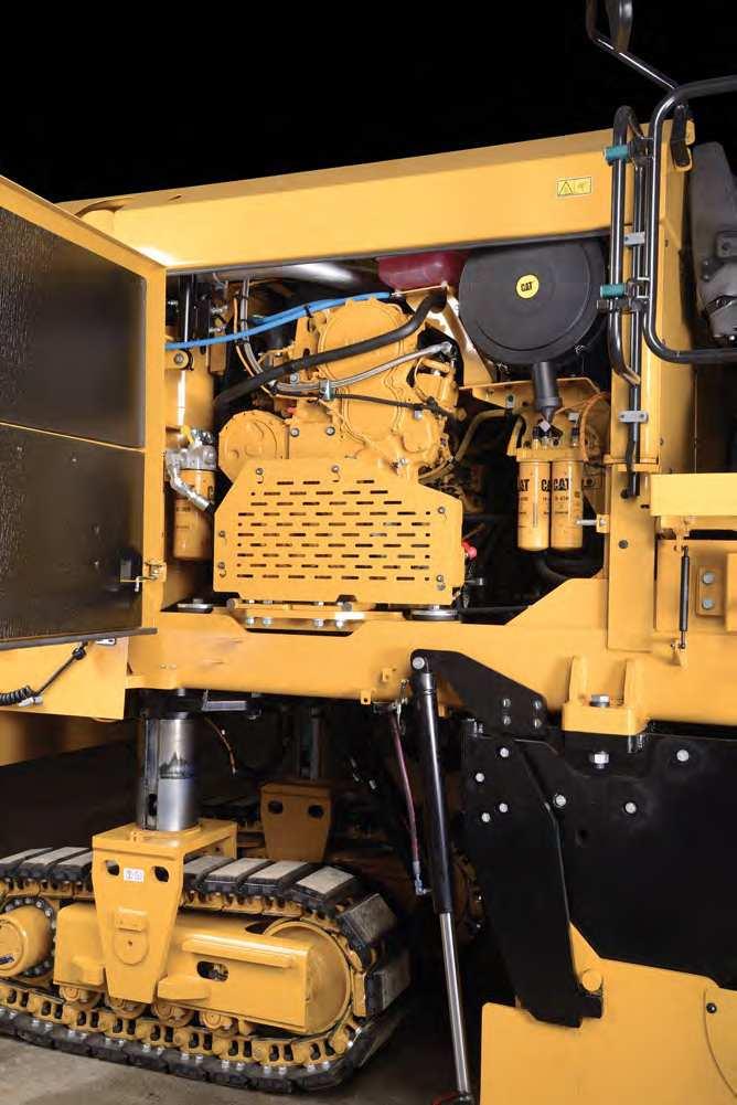 HYDRAULIC SYSTEM Manual overrides simplify troubleshooting by eliminating functioning systems Hydraulic hoses are cleanly routed and clamped for long-term reliability Exposed hoses are wrapped in
