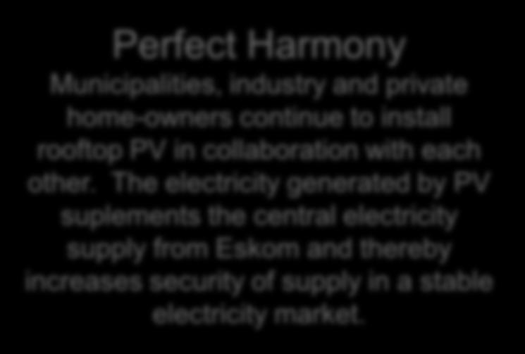 All users of electricity dependent on a reliable supply of electricity from Eskom who, as a