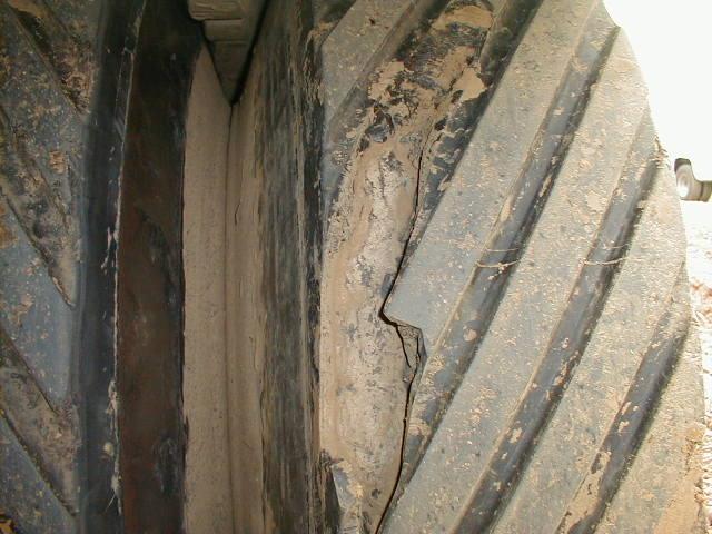 If the edges of the grooves are rounded, or the groove depth is less than ¼ depth, the wheel may need to be replaced.