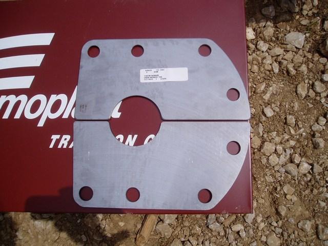 Alignment Shims (split shim shown) Measurement of shim thickness These machines are equipped with split shims.