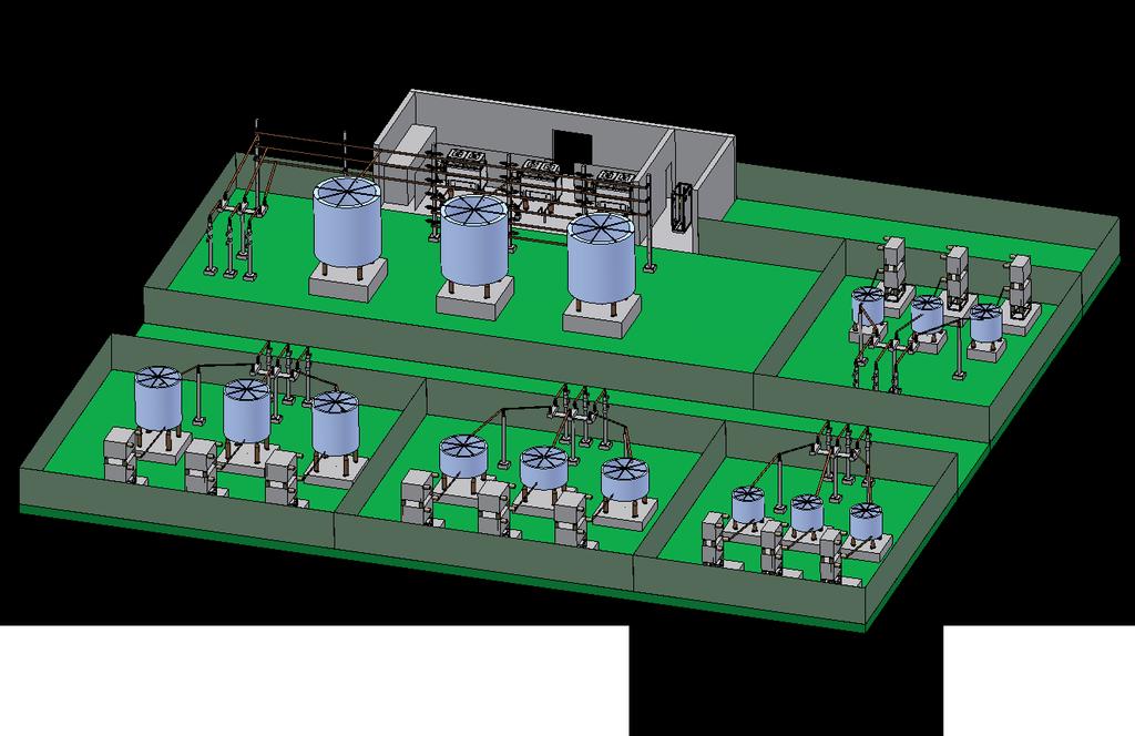 Basic components of the SVC system: Thyristor-controlled reactor (TCR) consists of a three-phase thyristor-controlled transformer and three reactors.